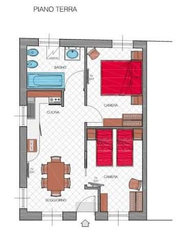 Apartament Fopel - plan