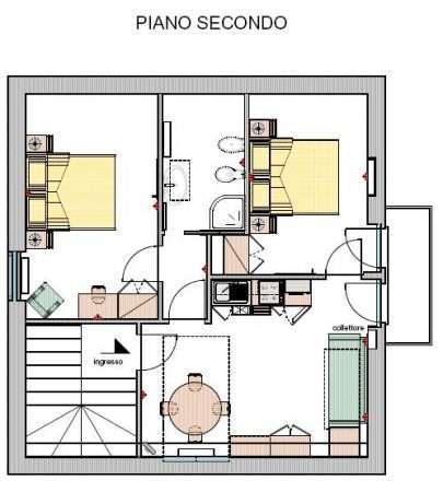 Piano Secondo - plan