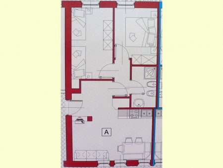 Apartament numer A - plan