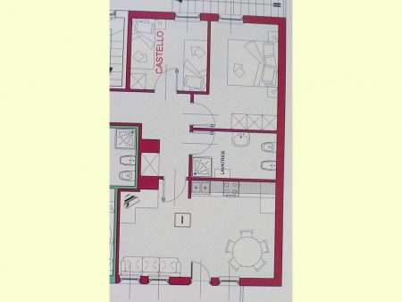 Apartament numer I - plan