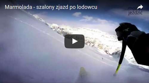 Marmolada - szalony zjazd po lodowcu