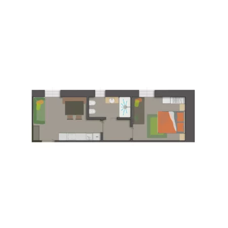 Apartament 2-pokojowy Mas de Coél