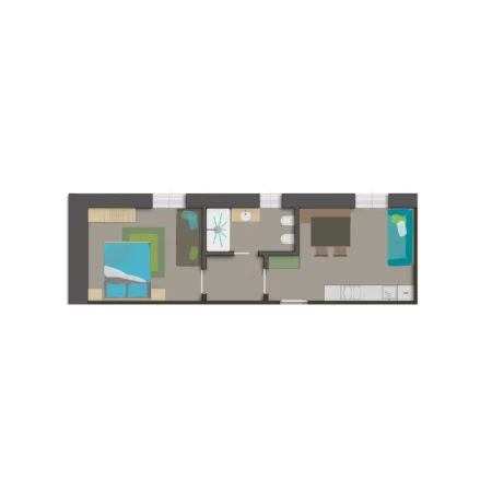 Apartament 2-pokojowy Mas dei Mori