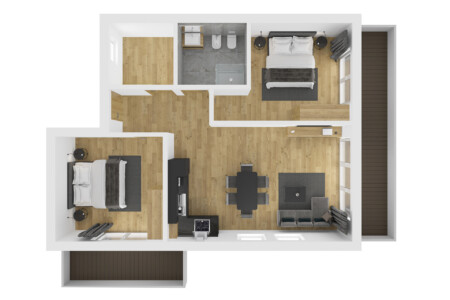 Apartament 3-pokojowy Penthouse Deluxe